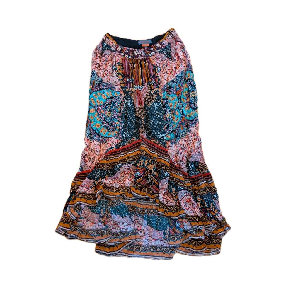 Bhanuni Maxi Skirt Multicolor Full Flowing